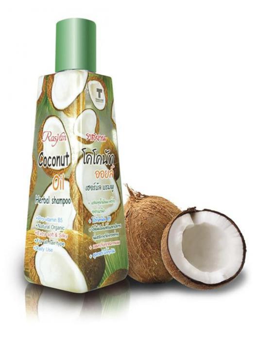 Растительный шампунь с кокосовым маслом Rasyan Coconut Oil Herbal 250ml 3145 - фото 1 - id-p216382189