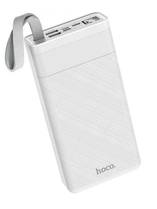Внешний аккумулятор Hoco Power Bank J73 30000mAh белый пауэрбанк для телефона - фото 1 - id-p216153702