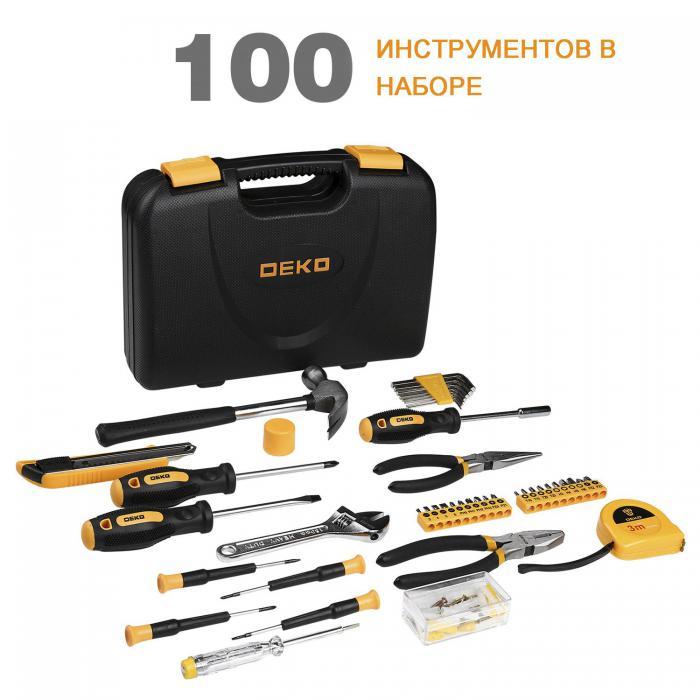 Набор инструментов для дома DEKO TZ100 SET 100 - фото 2 - id-p215946646
