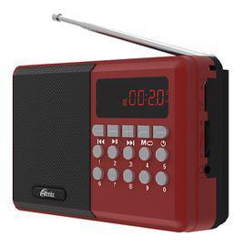 FM-радиоприемник RITMIX RPR-002 красный - фото 1 - id-p216153476