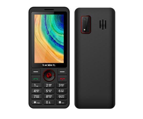 Кнопочный мобильный телефон TEXET TM-321 Черный/Красный - фото 1 - id-p216381859