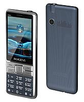 Кнопочный телефон для пожилых людей MAXVI X900i синий