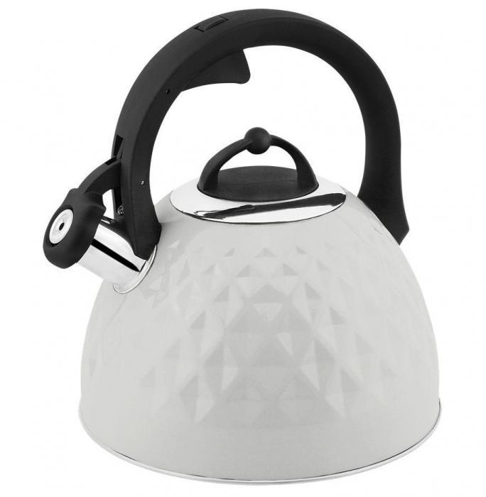 Металлический чайник со свистком для газовой и индукционной плиты ZEIDAN Z-4358 - фото 1 - id-p216382014