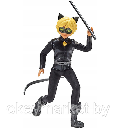 Кукла Леди Баг и Супер-кот , Супер-Кот серия Movie 27 см с аксессуарами,Miraculous, 50015, фото 2