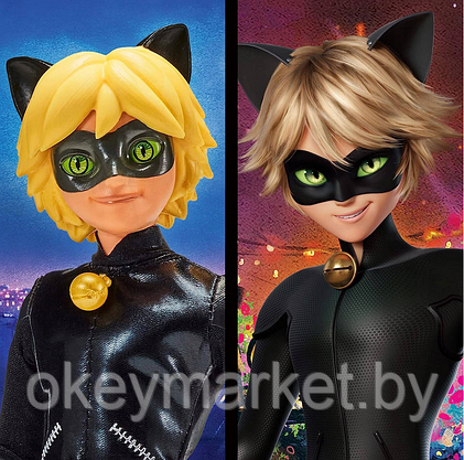 Кукла Леди Баг и Супер-кот , Супер-Кот серия Movie 27 см с аксессуарами,Miraculous, 50015, фото 3