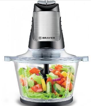 Чоппер измельчитель блендер для овощей продуктов электрический кухонный BRAYER BR1404 - фото 1 - id-p216259670