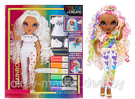 Кукла Rainbow High с фиолетовыми глазами серия Color & Create