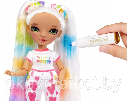 Кукла Rainbow High с зелеными глазами серия Color & Create 500407, фото 3