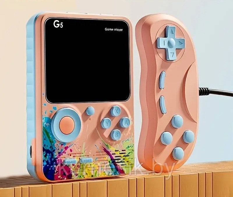 Игровая приставка G5 портативная консоль 500 игр с джойстиком - фото 2 - id-p216482490
