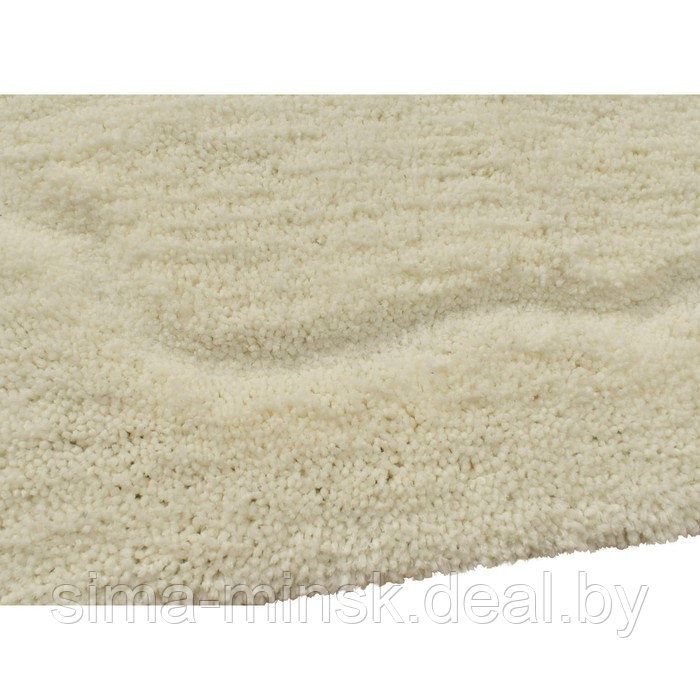 Набор ковриков для ванной, размер 60х100 см, 50х70 см, цвет крем - фото 2 - id-p216483141