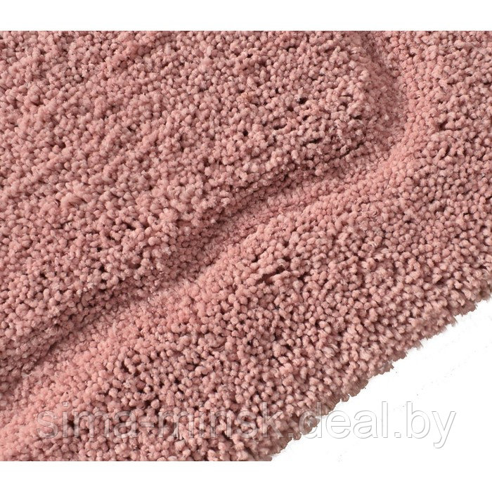Набор ковриков для ванной, размер 60х100 см, 50х70 см, цвет пепельная роза - фото 2 - id-p216483142
