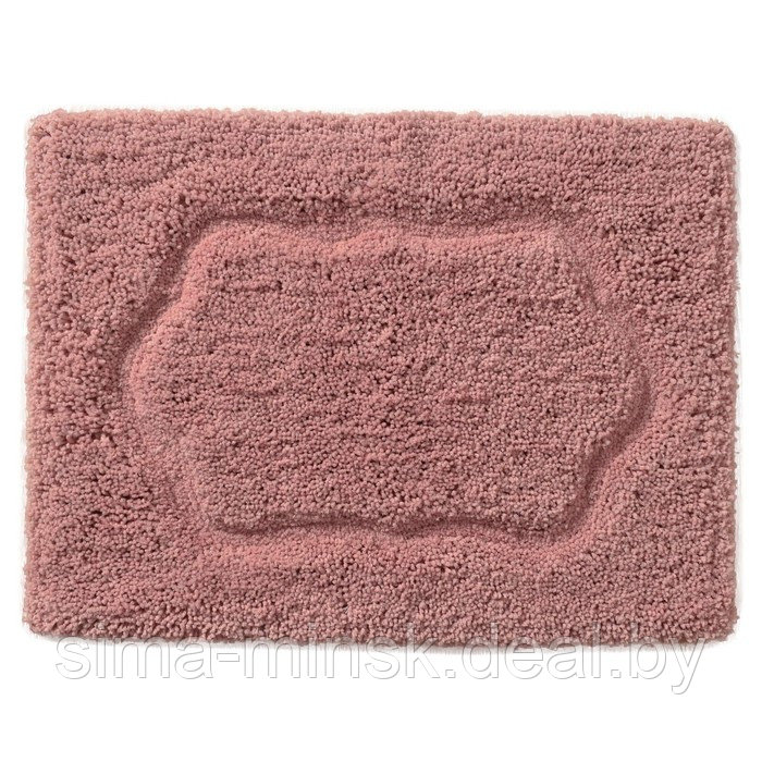 Набор ковриков для ванной, размер 60х100 см, 50х70 см, цвет пепельная роза - фото 3 - id-p216483142