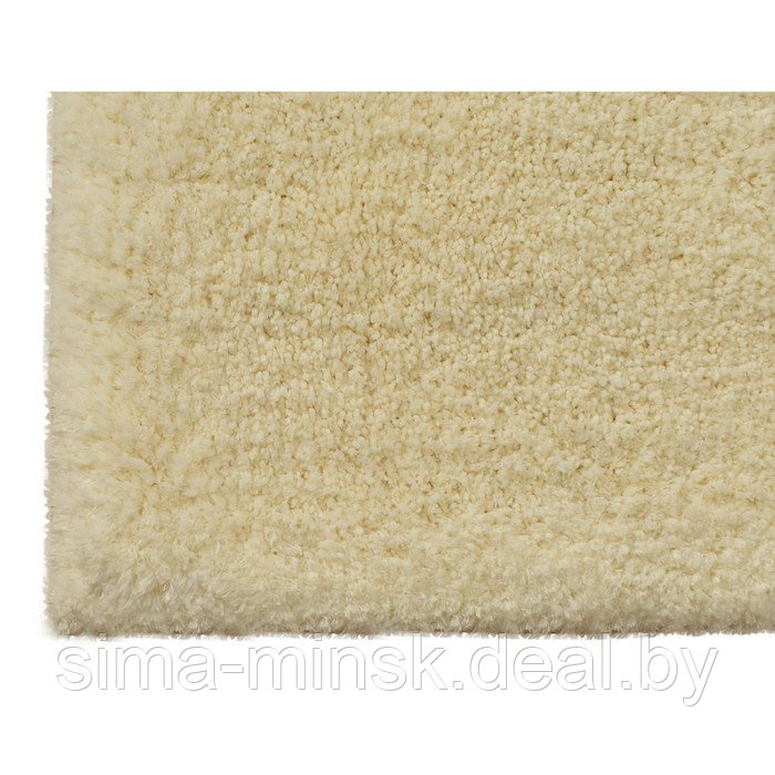 Набор ковриков для ванной, размер 60х100 см, 50х70 см, цвет крем - фото 2 - id-p216483175
