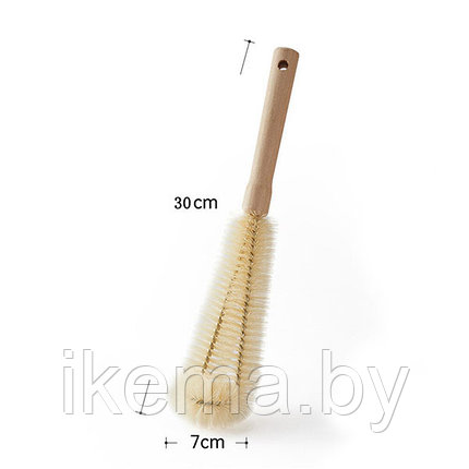 Щетка для мытья банок с деревянной ручкой 28х7 см. (QQH22-16), фото 2