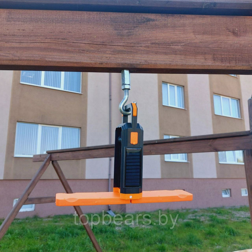 Многофункциональный кемпинговый фонарь светильник Solar energy camping lantern F-911 (зарядка USBсолнечная - фото 9 - id-p215284309