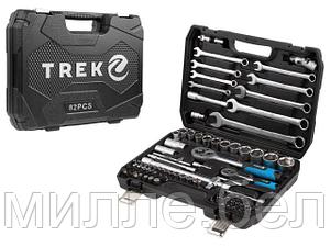 Набор головок и ключей 82пр. TREK (1/4", 1/2", 6 граней)