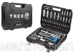 Набор головок и бит 108пр. TREK (1/4", 1/2", 6 граней)