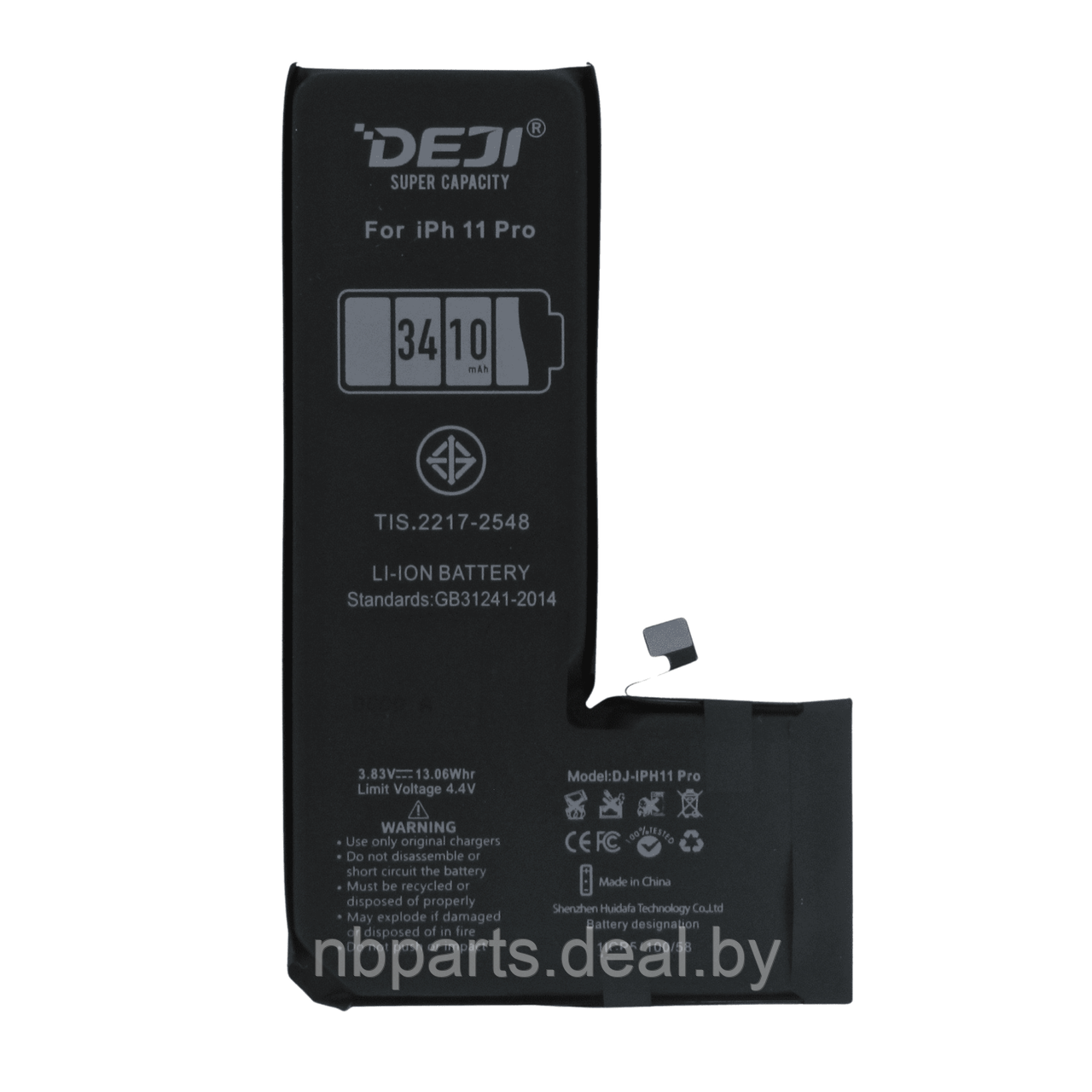 Аккумулятор (батарея) для iPhone 11 Pro 3410mAh (DEJI) 616-00659 - фото 1 - id-p194502434