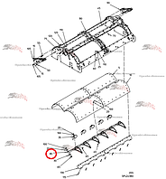 Клин 101.07314 для свеклоуборочного комбайна Grimme Rexor 620/630