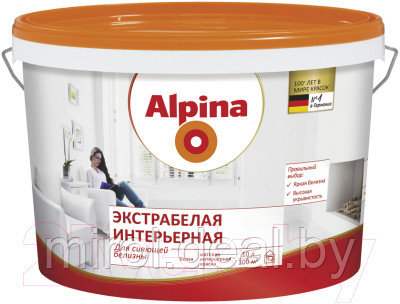 Краска Alpina Экстрабелая интерьерная - фото 1 - id-p216501482