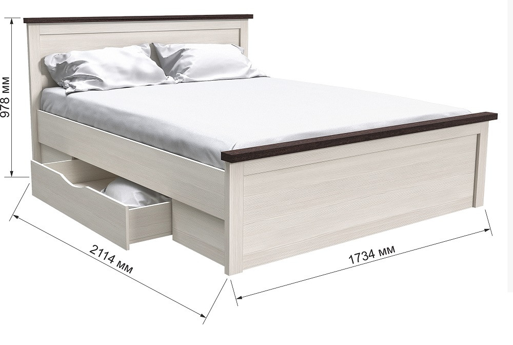 Кровать двойная Тауэр ТР-К160 - фото 5 - id-p216503250
