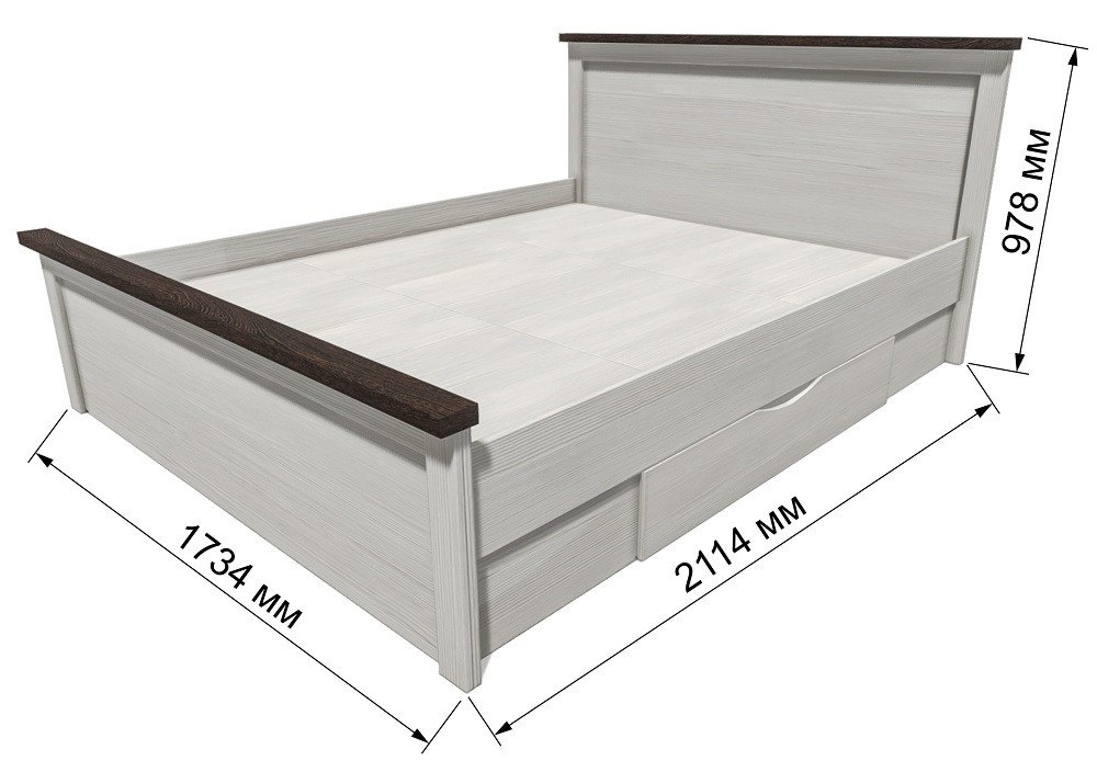 Кровать двойная Тауэр ТР-К160 - фото 7 - id-p216503250