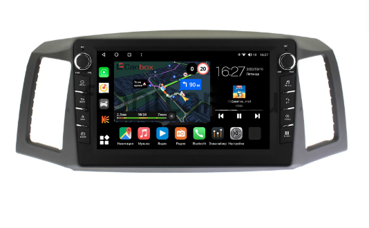 Штатная магнитола Canbox для Jeep Grand Cherokee 3 (2004-2007) на Androiв 10 4G-SIM, 2/32, DSP, QLed