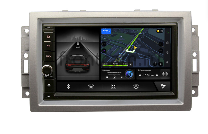 Штатная магнитола Canbox для Jeep Grand Cherokee 3 (2004-2007) на Androiв 10 4G-SIM, 6/128, DSP, QLed