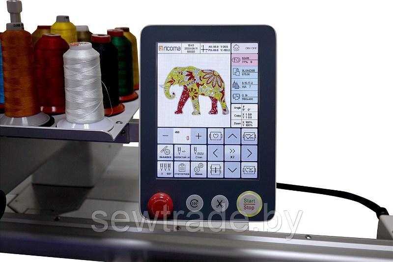 Промышленная одноголовочная вышивальная машина RICOMA SWD-2001-10S 1200 x 500 мм - фото 5 - id-p216503529