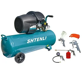 Компрессор Shtenli 70-2 pro (70 л, 2,2 кВт, 2 цилиндра)