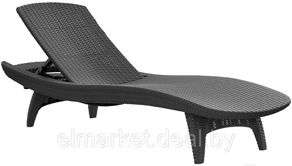 Шезлонг Keter Pacific Lounger графит - фото 1 - id-p216503850