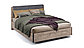 Кровать Стокгольм МИ 160х200 без ламелей Дуб гранж песочный, фото 2