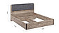 Кровать Стокгольм МИ 160х200 без ламелей Дуб гранж песочный, фото 3