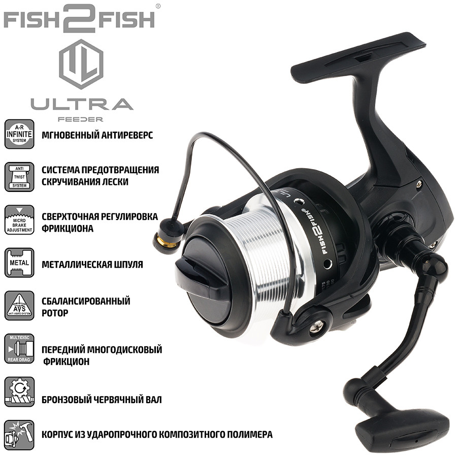 Катушка безынерционная Fish2Fish Ultra Feeder - фото 2 - id-p216504328