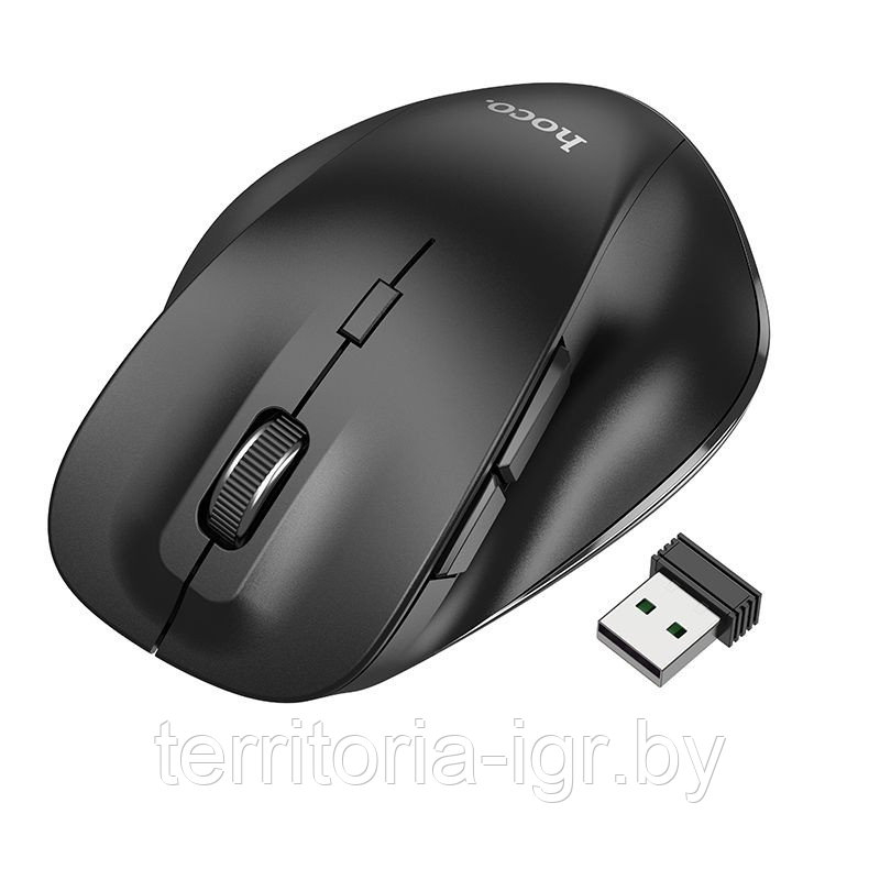 Беспроводная мышь бизнес-модель GM24 2.4G + Bluetooth черный Hoco - фото 2 - id-p216504578