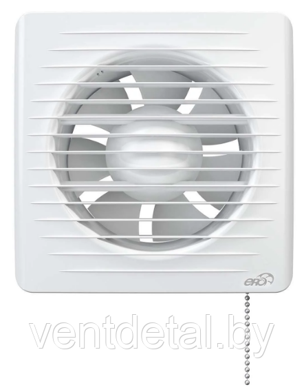 Вентилятор бытовой D125 ERA 5С-02 + обратный клапан + выключатель - фото 1 - id-p216504938