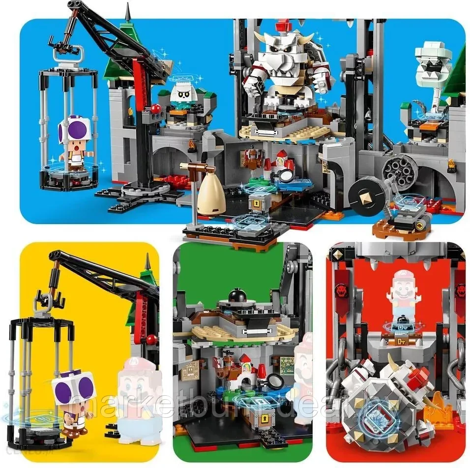 Конструктор LEGO Super Mario 71423 «Бой в замке Сухого Баузера» - фото 5 - id-p216505255