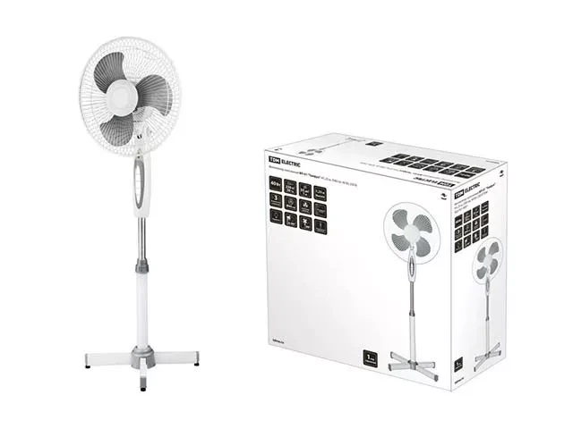 Вентилятор электрический напольный ВП-01 "Тайфун" / серый (SQ2701-0001) - фото 1 - id-p186807247