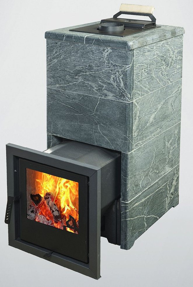 Банная печь Варвара Терма элегант (До 24 куб.м) со стеклом - фото 1 - id-p216505584