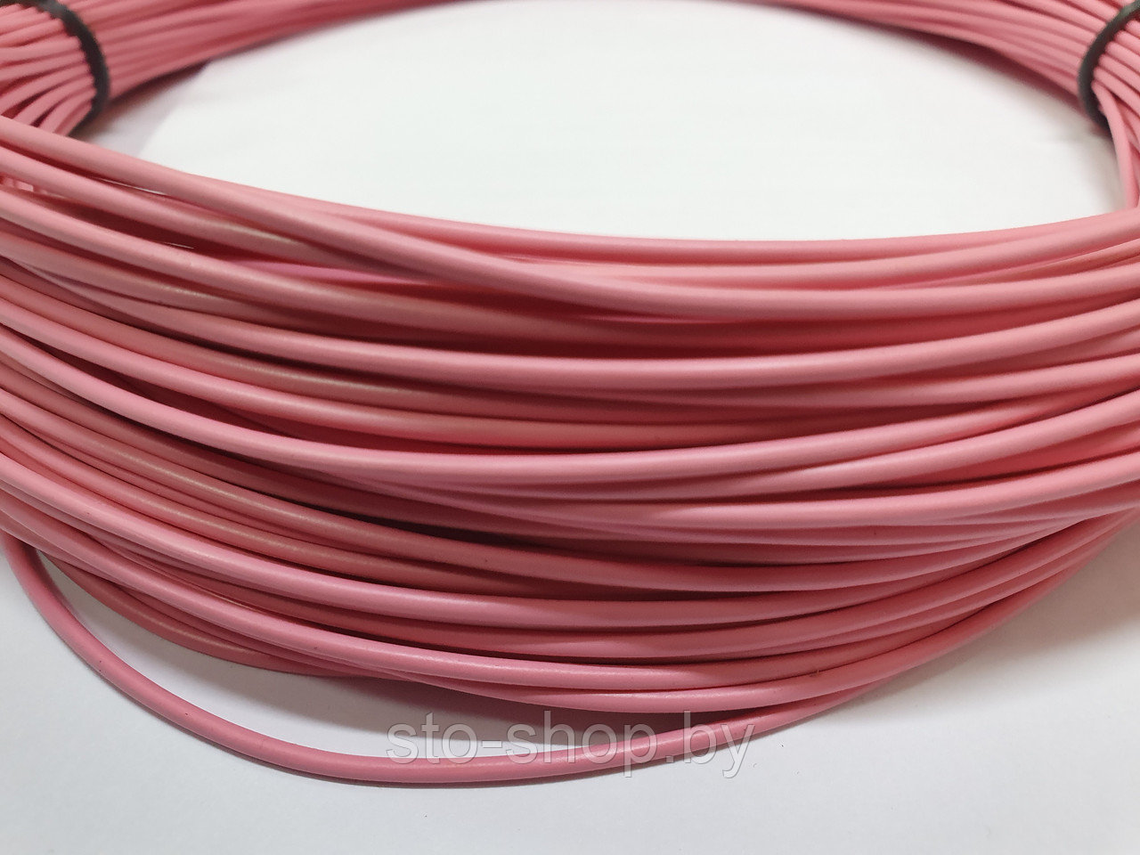 Провод ПВАМ 0,75 мм² гибкий теплостойкий розовый - фото 1 - id-p216505578