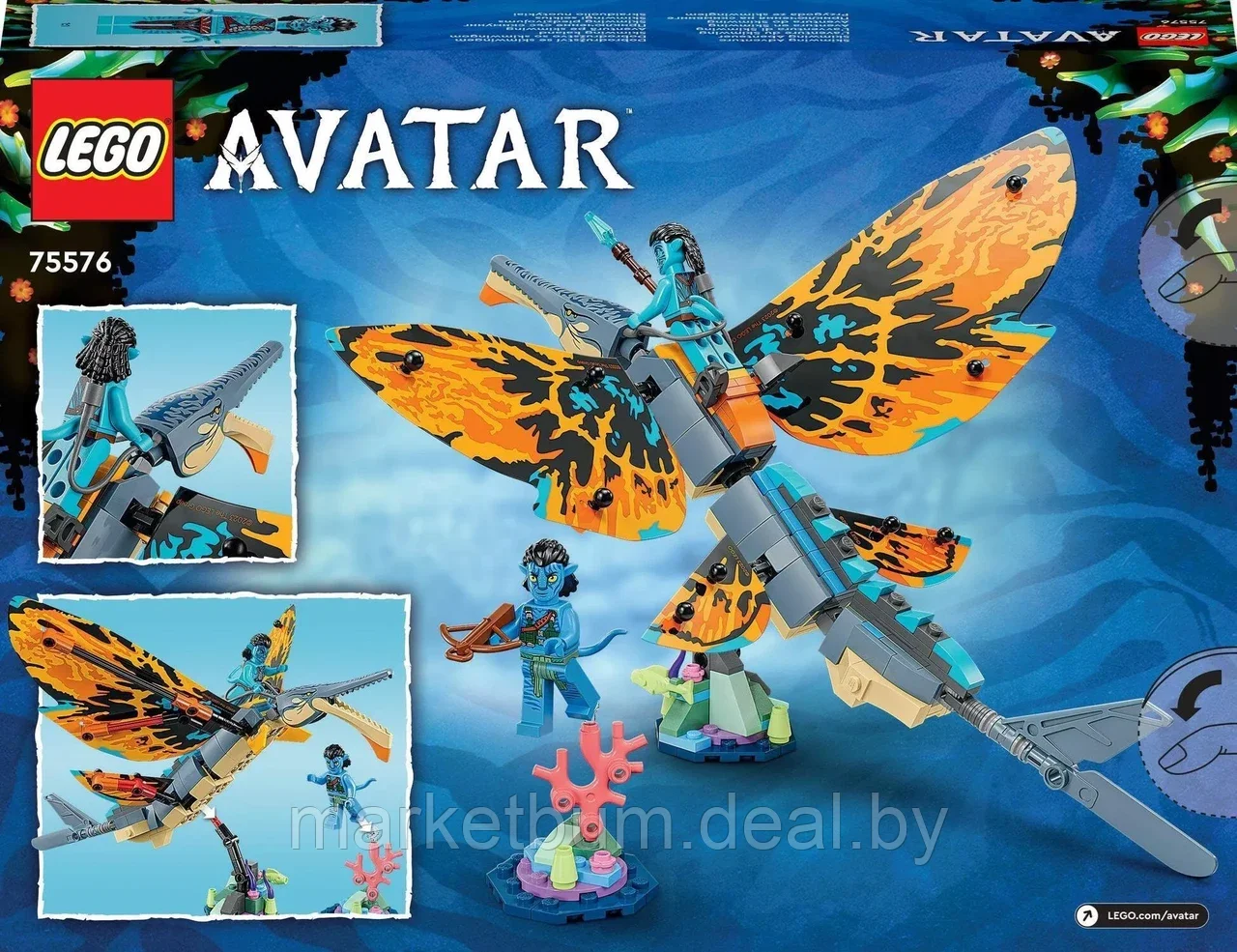 Конструктор LEGO Avatar 75576, Приключение на Скимвинге - фото 3 - id-p216505774