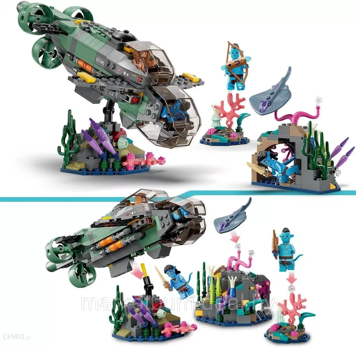 Конструктор LEGO Avatar 75577 Подводная лодка Мако - фото 2 - id-p216506015