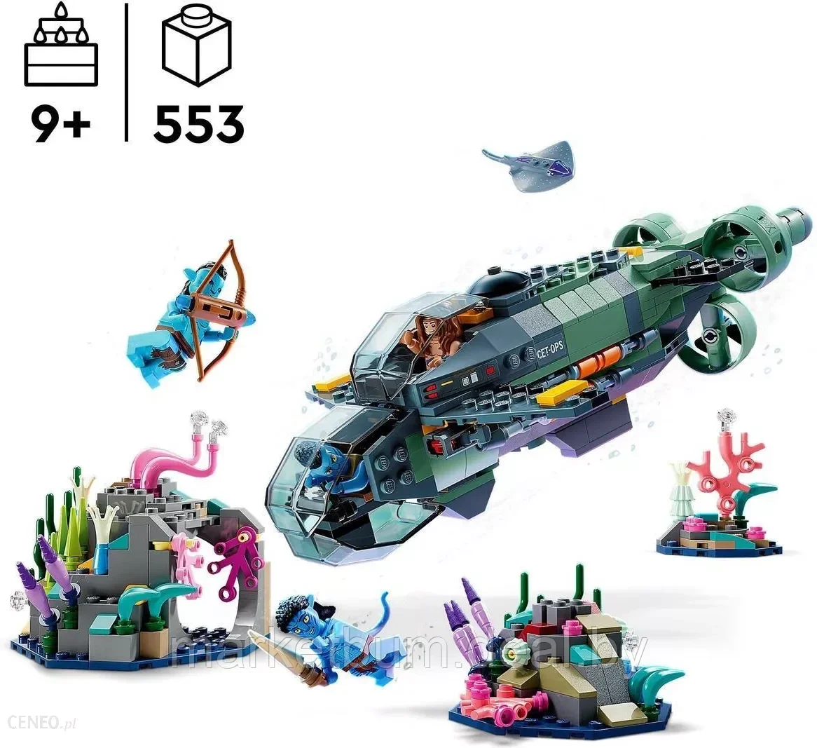 Конструктор LEGO Avatar 75577 Подводная лодка Мако - фото 3 - id-p216506015