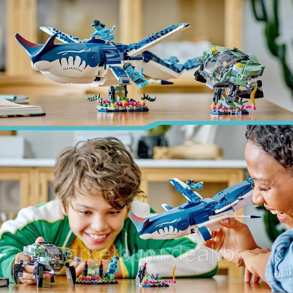 Конструктор LEGO Avatar 75579,Паякан Тулкун и батискаф краб - фото 8 - id-p216506066
