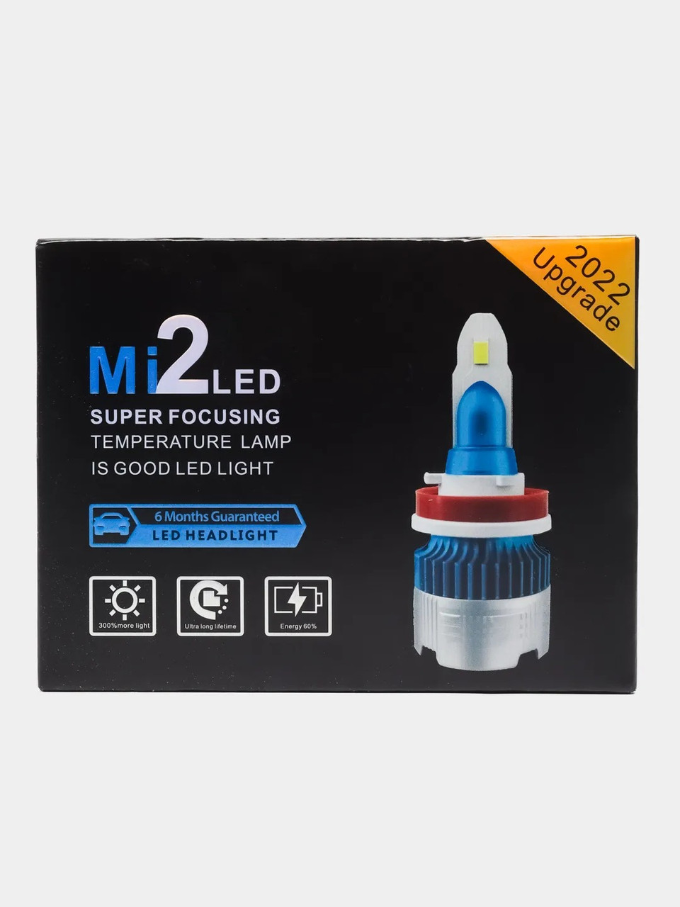 Комплект светодиодных ламп Mi2 LED с цоколем Н4 22W - фото 1 - id-p216506347