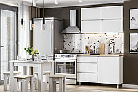 Кухонный гарнитур Д "Токио" (1,2 м) Серия 3 Белый текстурный/Сонома NN-Мебель