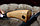 Нож Пчак с деревянной ручкой, с кожаным чехлом (средний), фото 4