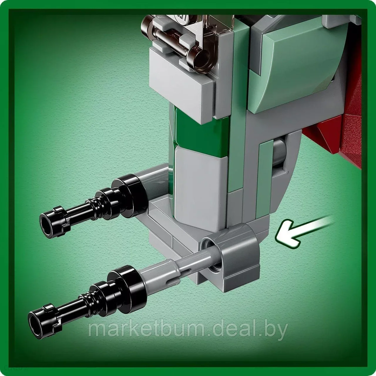 Конструктор LEGO Star Wars 75344, Микрокосмический истребитель Бобы Фетта - фото 4 - id-p216508194
