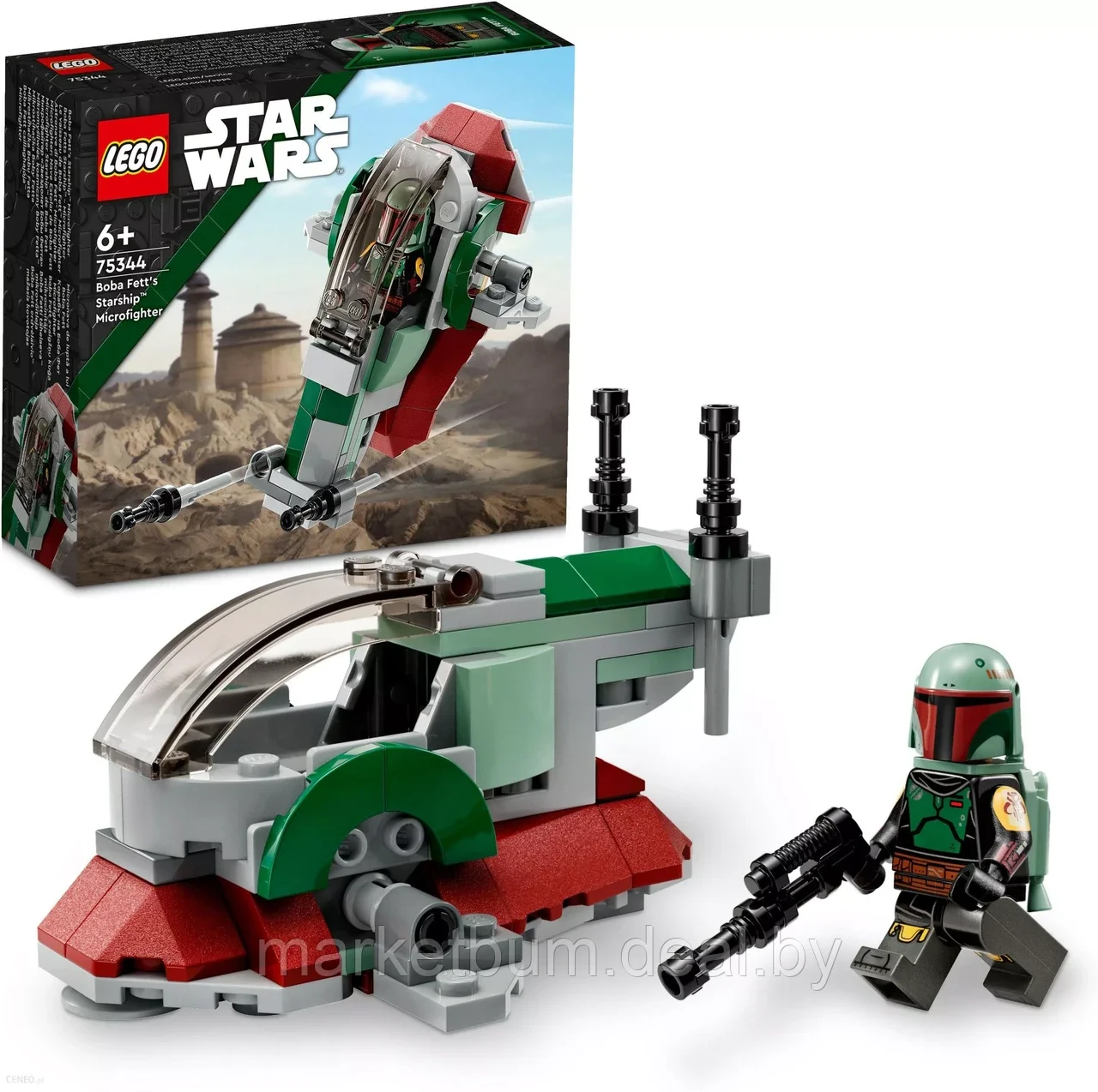 Конструктор LEGO Star Wars 75344, Микрокосмический истребитель Бобы Фетта - фото 1 - id-p216508194