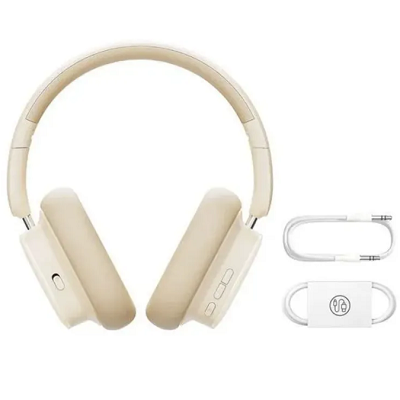 Наушники Baseus Bowie H1i Noise-Cancellation Wireless Headphones (A00050402223-00) белый - фото 6 - id-p216508193